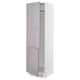 SEKTION Gabinete alto refrigerador/cong, blanco/Bodbyn gris, 24x24x80 "