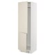 SEKTION Gabinete alto refrigerador/cong, blanco/Havstorp beige, 24x24x80 "