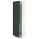 SEKTION Gabinete alto refrigerador/cong, blanco/Havstorp verde oscuro, 24x24x80 "