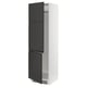 SEKTION Gabinete alto refrigerador/cong, blanco/Upplöv antracita mate, 24x24x80 "