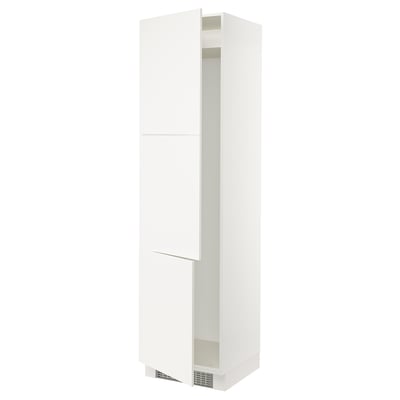 SEKTION Gabinete alto refrigerador/cong, blanco/Veddinge blanco, 24x24x90 "