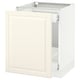 SEKTION Gabinete bajo+almacenamiento xtrbl, blanco Maximera/Bodbyn color hueso, 24x24x30 "