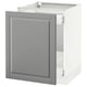 SEKTION Gabinete bajo+almacenamiento xtrbl, blanco Maximera/Bodbyn gris, 24x24x30 "