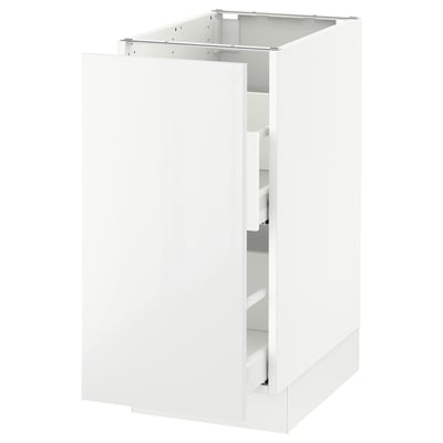 SEKTION Gabinete bajo clas residuos/1 prta, blanco Maximera/Ringhult blanco, 15x24x30 "
