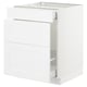 SEKTION Gabinete bajo clas residuos/2 frnt, blanco Maximera/Axstad blanco mate, 24x24x30 "