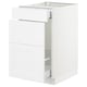 SEKTION Gabinete bajo clas residuos/2 frnt, blanco Maximera/Axstad blanco mate, 18x24x30 "