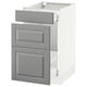 SEKTION Gabinete bajo clas residuos/2 frnt, blanco Maximera/Bodbyn gris, 18x24x30 "