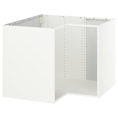 SEKTION Gabinete bajo de esquina, blanco, 38x24x30 "