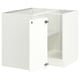 SEKTION Gabinete bajo de esquina+estante, blanco/Aspudden blanco mate, 38x24x30 "