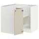 SEKTION Gabinete bajo de esquina+estante, blanco/Havstorp beige, 38x24x30 "