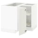 Opción: SEKTION Gabinete bajo esquina+estante gira, blanco/Ringhult blanco, 38x24x30 "