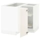 SEKTION Gabinete bajo esquina+estante gira, blanco/Veddinge blanco, 38x24x30 "