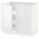 SEKTION Gabinete bajo+estantes/2 puertas, blanco/Ringhult blanco, 36x24x30 "