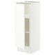 SEKTION Gabinete bajo+estantes, blanco/Aspudden blanco mate, 12x15x30 "