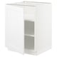 SEKTION Gabinete bajo+estantes, blanco/Axstad blanco mate, 24x24x30 "