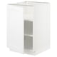 SEKTION Gabinete bajo+estantes, blanco/Axstad blanco mate, 21x24x30 "