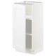 SEKTION Gabinete bajo+estantes, blanco/Axstad blanco mate, 15x15x30 "