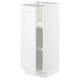 SEKTION Gabinete bajo+estantes, blanco/Axstad blanco mate, 12x15x30 "