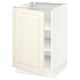 SEKTION Gabinete bajo+estantes, blanco/Bodbyn color hueso, 21x24x30 "