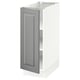 SEKTION Gabinete bajo+estantes, blanco/Bodbyn gris, 12x24x30 "