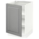 SEKTION Gabinete bajo+estantes, blanco/Bodbyn gris, 21x24x30 "