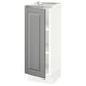 SEKTION Gabinete bajo+estantes, blanco/Bodbyn gris, 12x15x30 "