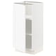 SEKTION Gabinete bajo+estantes, blanco Enköping/blanco efecto madera, 15x15x30 "