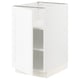 SEKTION Gabinete bajo+estantes, blanco Enköping/blanco efecto madera, 18x24x30 "