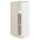 SEKTION Gabinete bajo+estantes, blanco/Havstorp beige, 12x15x30 "