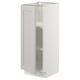SEKTION Gabinete bajo+estantes, blanco/Lerhyttan gris claro, 12x15x30 "