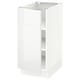 SEKTION Gabinete bajo+estantes, blanco/Ringhult blanco, 15x24x30 "