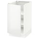 SEKTION Gabinete bajo+estantes, blanco/Ringhult blanco, 18x24x30 "