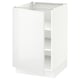 SEKTION Gabinete bajo+estantes, blanco/Ringhult blanco, 21x24x30 "