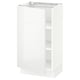 SEKTION Gabinete bajo+estantes, blanco/Ringhult blanco, 18x15x30 "