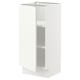 SEKTION Gabinete bajo+estantes, blanco/Vallstena blanco, 15x15x30 "