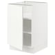 SEKTION Gabinete bajo+estantes, blanco/Vallstena blanco, 21x24x30 "