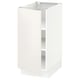 SEKTION Gabinete bajo+estantes, blanco/Veddinge blanco, 15x24x30 "