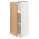 SEKTION Gabinete bajo+estantes, blanco/Vedhamn roble, 12x15x30 "