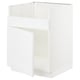 SEKTION Gabinete bajo freg 1 pila HAVSEN, blanco/Axstad blanco mate, 24x24x30 "
