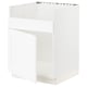SEKTION Gabinete bajo freg 1 pila HAVSEN, blanco Enköping/blanco efecto madera, 24x24x30 "