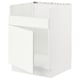 SEKTION Gabinete bajo freg 1 pila HAVSEN, blanco/Vallstena blanco, 24x24x30 "