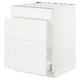 SEKTION Gabinete bajo freg/cls residuos/3fr, blanco Maximera/Axstad blanco mate, 24x24x30 "