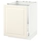 SEKTION Gabinete bajo freg/clsfcr residuos, blanco Maximera/Bodbyn color hueso, 24x24x30 "