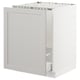 SEKTION Gabinete bajo freg/clsfcr residuos, blanco Maximera/Lerhyttan gris claro, 24x24x30 "