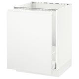 SEKTION Gabinete bajo freg/clsfcr residuos, blanco Maximera/Voxtorp blanco mate, 24x24x30 "
