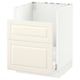 SEKTION Gabinete bajo freg HAVSEN/rsds/2frn, blanco Maximera/Bodbyn color hueso, 24x24x30 "
