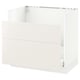 SEKTION Gabinete bajo freg HAVSEN/rsds/2frn, blanco Maximera/Veddinge blanco, 36x24x30 "
