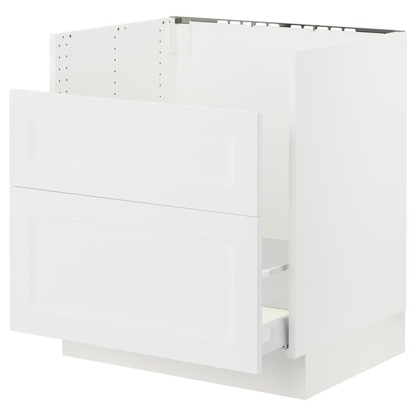 SEKTION Gabinete bajo fregadero TALLSJÖN, blanco/Axstad blanco mate, 30x24x30 "