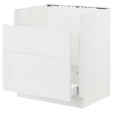 SEKTION Gabinete bajo fregadero TALLSJÖN, blanco/Axstad blanco mate, 30x24x30 "