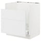 SEKTION Gabinete bajo fregadero TALLSJÖN, blanco/Axstad blanco mate, 30x24x30 "